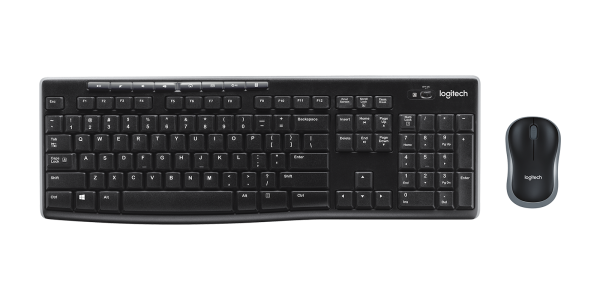 Logitech MK270 Kit Tastiere + Mouse Wireless