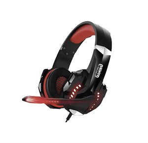 Mach Power Kufje Gaming me Mikrofon USB IT-GMHS07-RD (Zi/Kuq)