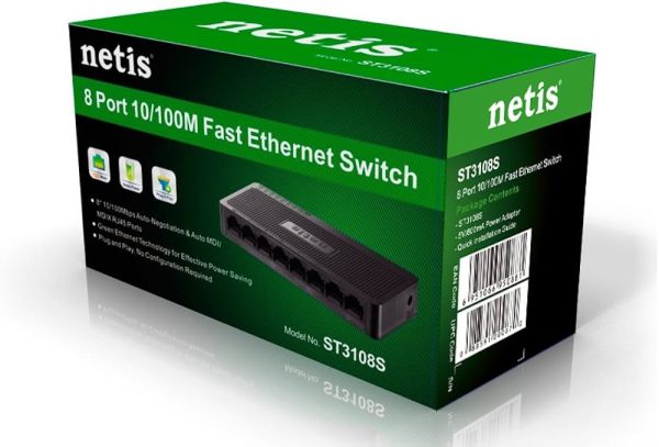 Switch Netis ST3108S 8-Port 10/100Mbps – foto 2