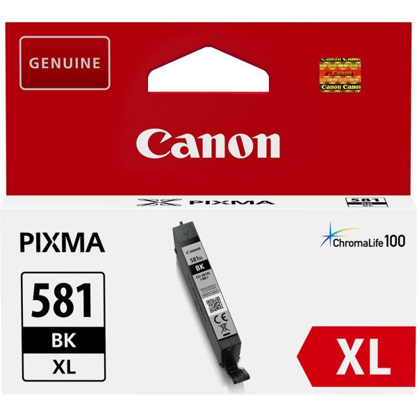Bojë Canon CLI-581XL BK (e zezë), origjinale, për PIXMA TR7550/TS8150/TS9551C