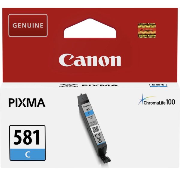 Boje Canon CLI-581 C Cyan (2103C001) për PIXMA TR7550/TR8150/TS9551C