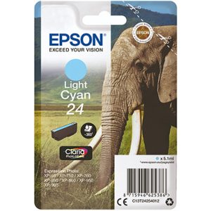 Bojë Epson 24 Light Cyan 5.1ml C13T24254012 (XP-55/750/850/950)