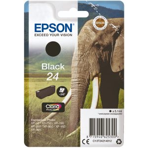 Bojë Epson 24 Zezë (Black) 5.1ml - C13T24214012