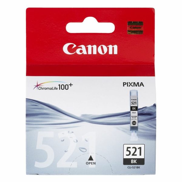 Bojë Canon CLI-521 BK (kompatibël) për PIXMA IP3600/MP540