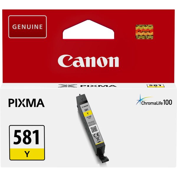 Bojë Canon CLI-581Y për PIXMA TR7550/TR8550/TS8150/TS9150 (2105C001)