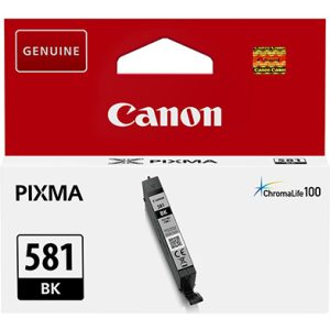 Bojë Canon CLI-581BK e Zezë, për PIXMA TR7550/TR8550/TS9150 (2106C001)