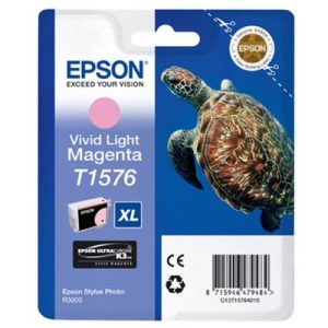 Boje Epson T1576 XL Vivid Light Magenta (për Epson Stylus Photo R3000)