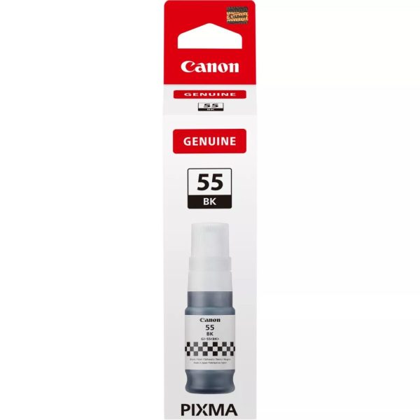 Bojë Canon GI-55 PGBK 70 ml, e zezë, për MAXIFY GX1050/GX2050 (6292C001)