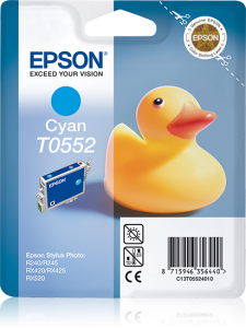 Bojë Epson T0552 Cyan për RX420/RX425