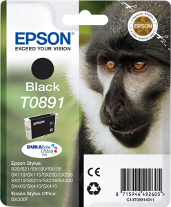 Bojë Epson T0891 E Zezë (Monkey) - Stylus S20