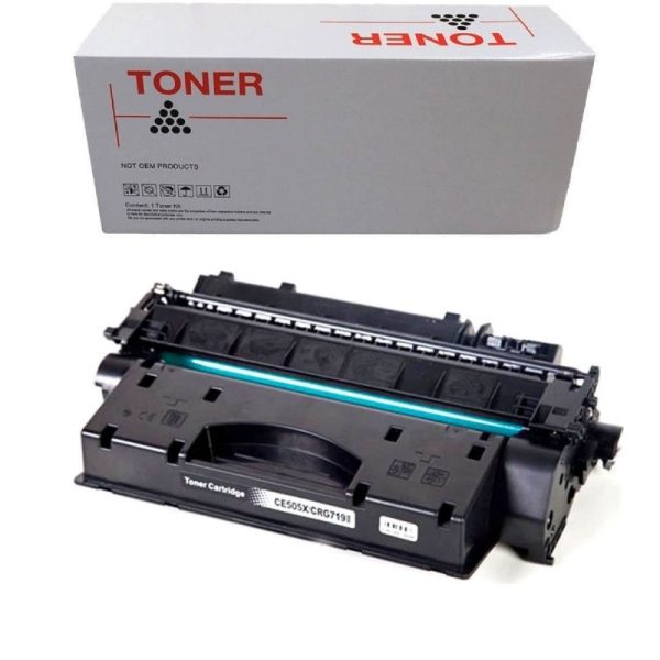 Toner Kompatibel BK për HP 05X/80X & Canon 719H, 6.500 faqe