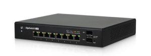 Switch Ubiquiti EdgeSwitch ES-8-150W, 8 Porta Gigabit PoE+ + 2 SFP, i Menaxhuar