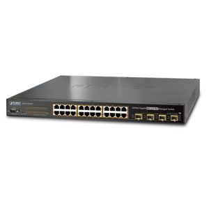 Switch i Menaxhueshëm 24-Porta Gigabit PoE Planet WGSW-24040HP4 (4x SFP+)