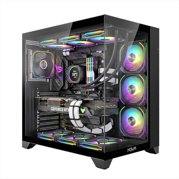 Kasë PC NOUA ZK300 Mid Tower ATX, ARGB, 2x USB 3.0, Fan 180mm (pa PSU)