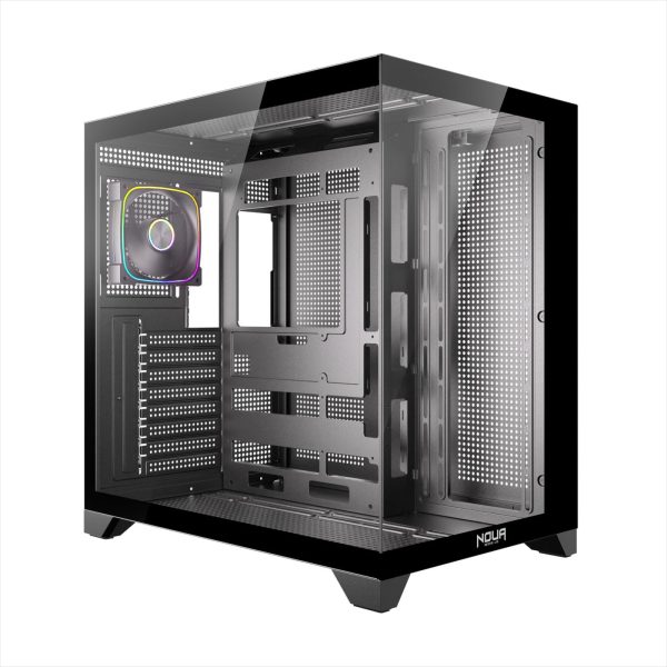 Kasë PC NOUA ZK300 Mid Tower ATX, ARGB, 2x USB 3.0, Fan 180mm (pa PSU) – foto 2