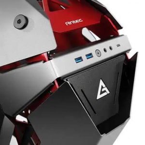 Kasë PC Antec TORQUE Black/Red Aluminum ATX Mid Tower