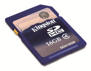 Kartë Memorie Kingston 16GB SDHC Class 4 SD4/16GB