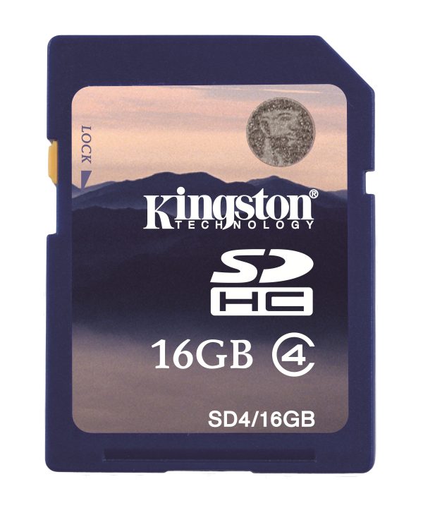 Kartë Memorie Kingston 16GB SDHC Class 4 SD4/16GB
