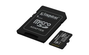 Kartë Memorie Kingston Canvas Select Plus 128GB MicroSDXC + Adapter SD (SDCS3/128GB)