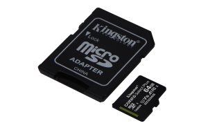Kartë Memorie Kingston Canvas Select Plus 64GB microSDXC (2 cope) me Adapter SDCS2/64GB-2P1A