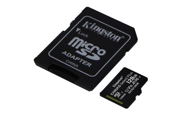 Kartë Memorie MicroSD 128GB Kingston Canvas Select Plus (SDCS2/128GB) 100MB/s Class10 – photo 2