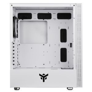 Kasë PC itek VERTIBRA S210W White Edition, Midi Tower ATX, Gaming, pa PSU, 1x ARGB Fan 12cm, 2xUSB3/1xUSB2.0