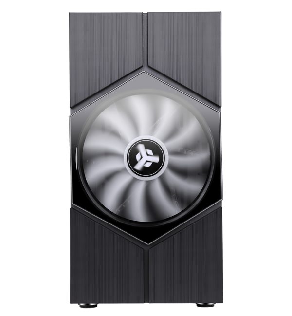 Kasë PC itek VORTEX Mini Tower mATX, Panel Xhami, Ventilator ARGB 20cm, 2x USB3 (ITGCACOLVB) – foto 3