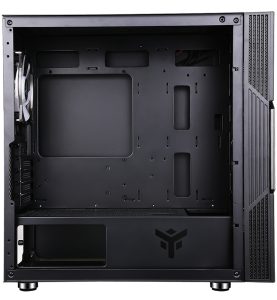 Kasë PC itek VORTEX Mini Tower mATX, Panel Xhami, Ventilator ARGB 20cm, 2x USB3 (ITGCACOLVB)