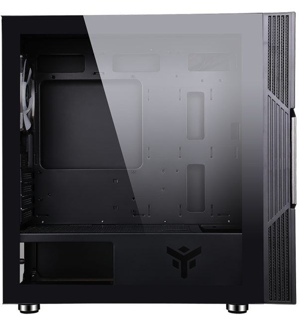 Kasë PC itek VORTEX Mini Tower mATX, Panel Xhami, Ventilator ARGB 20cm, 2x USB3 (ITGCACOLVB) – foto 5
