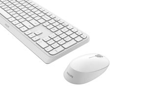 Kit Tastiere + Mouse Wireless Philips SPT6307W/34, e Bardhë
