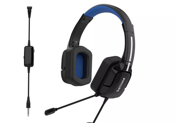 Kufje Gaming me Mikrofon Philips TAGH301BL/00, me Kavo, Zeze/Blu