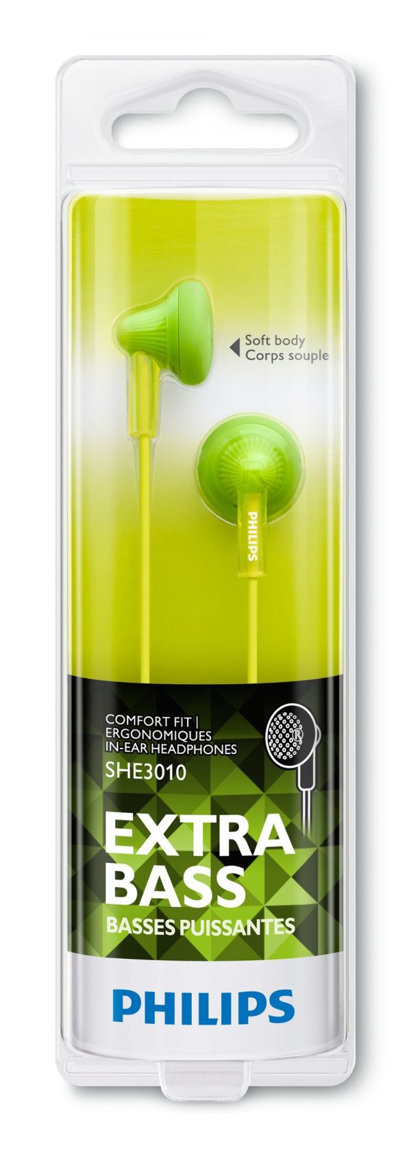 Kufje me kavo Philips SHE3010GN - Jeshile – foto 3