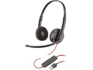 Kufje me mikrofon Poly Plantronics Blackwire 3210, USB-A
