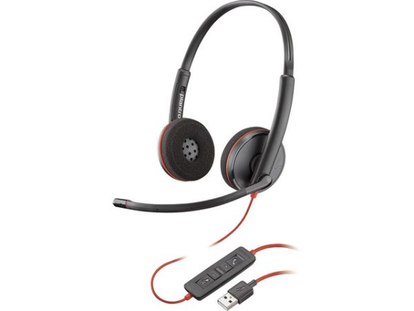 Kufje me mikrofon Poly Plantronics Blackwire 3210, USB-A
