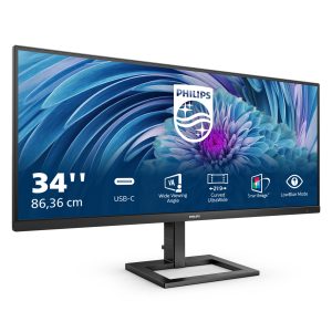 Monitor 34" Philips 346E2LAE/00 UltraWide QHD, HDMI/DisplayPort/USB-C