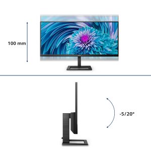 Monitor 34" Philips 346E2LAE/00 UltraWide QHD, HDMI/DisplayPort/USB-C