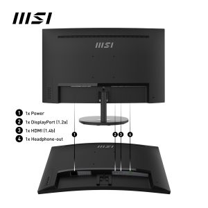 Monitor MSI Pro MP271CA 27" Curved, Full HD, 75Hz, VA, DP/HDMI