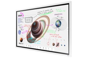 Monitor Multimedial Interaktiv Samsung WM65B 65" 4K UHD WhiteBoard Flip Pro