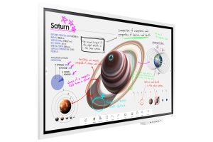 Monitor Multimedial Interaktiv Samsung WM65B 65" 4K UHD WhiteBoard Flip Pro