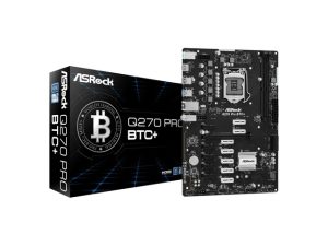 Motherboard ASRock Q270 PRO BTC+ Mining Board, LGA 1151, ATX