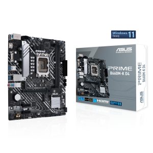 Motherboard ASUS Prime B660M-K D4 (LGA 1700, Intel B660, DDR4, micro ATX)