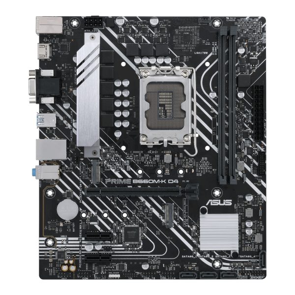 Motherboard ASUS Prime B660M-K D4 (LGA 1700, Intel B660, DDR4, micro ATX)