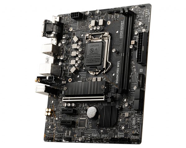 Motherboard MSI B560M PRO WIFI, Intel LGA 1200, DDR4, micro ATX, DP/HDMI/VGA – photo 2