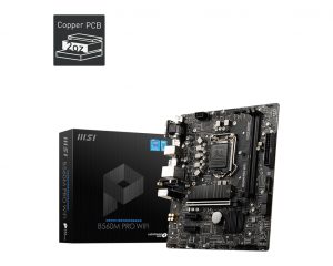 Motherboard MSI B560M PRO WIFI, Intel LGA 1200, DDR4, micro ATX, DP/HDMI/VGA