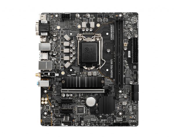 Motherboard MSI B560M PRO WIFI, Intel LGA 1200, DDR4, micro ATX, DP/HDMI/VGA