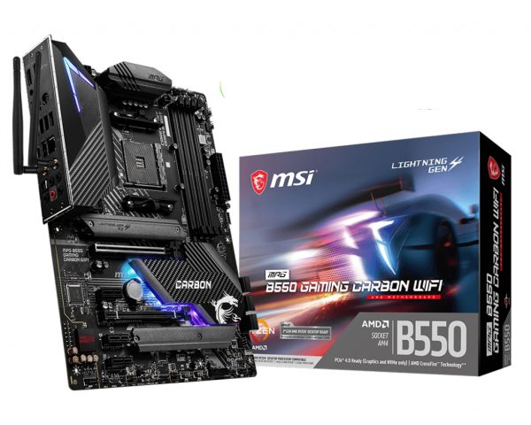 Motherboard MSI MPG B550 Gaming Carbon WiFi, AMD AM4, ATX