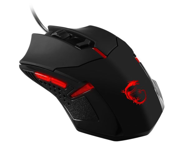 Mouse Gaming USB MSI Interceptor DS B1 1600 DPI – foto 4