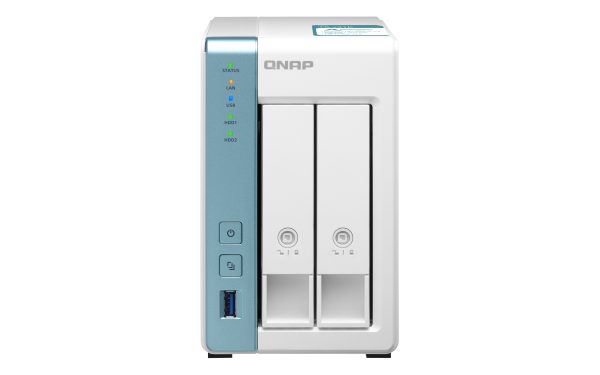 NAS QNAP TS-231K 2-Bay 2.5"/3.5", CPU Alpine AL-214 1.7GHz