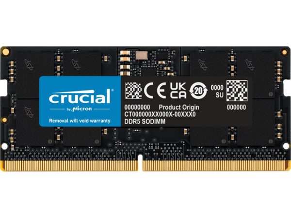 RAM Crucial 16GB DDR5 5600MHz SO-DIMM CT16G56C46S5