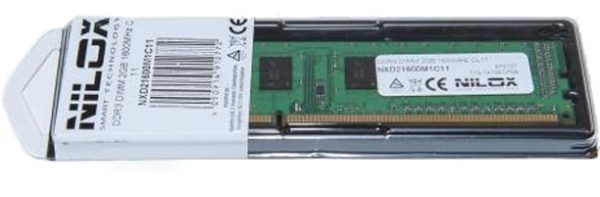 RAM DIMM DDR3 Nilox 2GB 1600MHz NXD21600M1C11